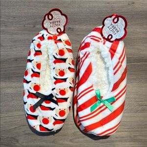 NWT Bundle of 2 Fuzzy Babba Fleece Slipper Socks